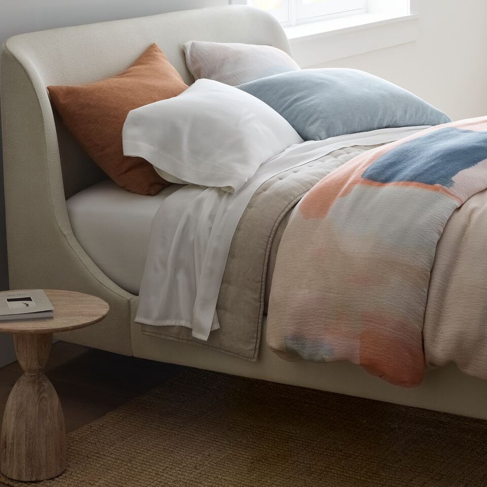 Winona Round Pedestal Side Table West Elm UK